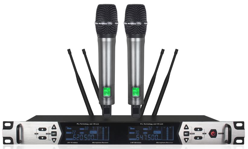 micro không dây cho hệ thống âm thanh sân khấu trường học